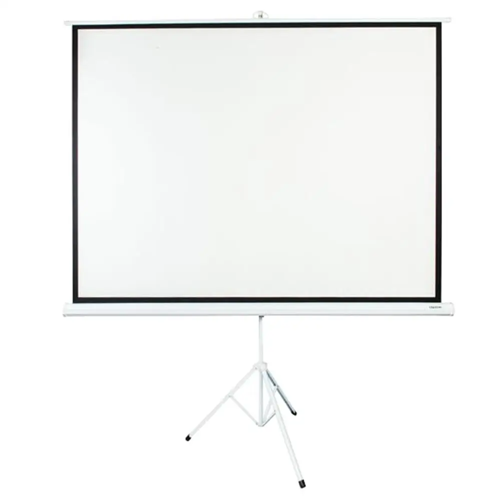 

100 inch 4:3 HD Portable Pull Up Bracket Projector Screen for Home Theater Movie Projection with Stand Tripod