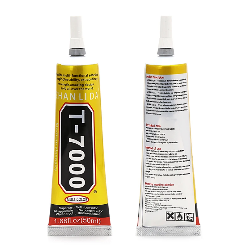 

T-7000 50ml Super Adhesive Epoxy Resin Glue Repair Crack Frame Sealant
