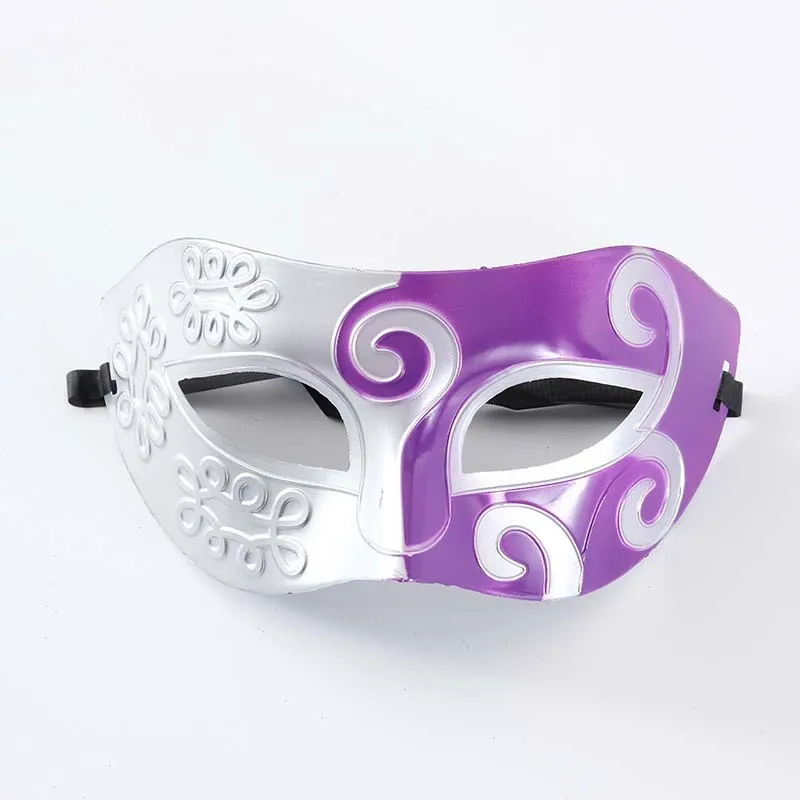 New Vintage Silver Gold Men Antique Gladiator Carnival Masquerade Ball Party Masks Cool Retro Men's Party Masks08