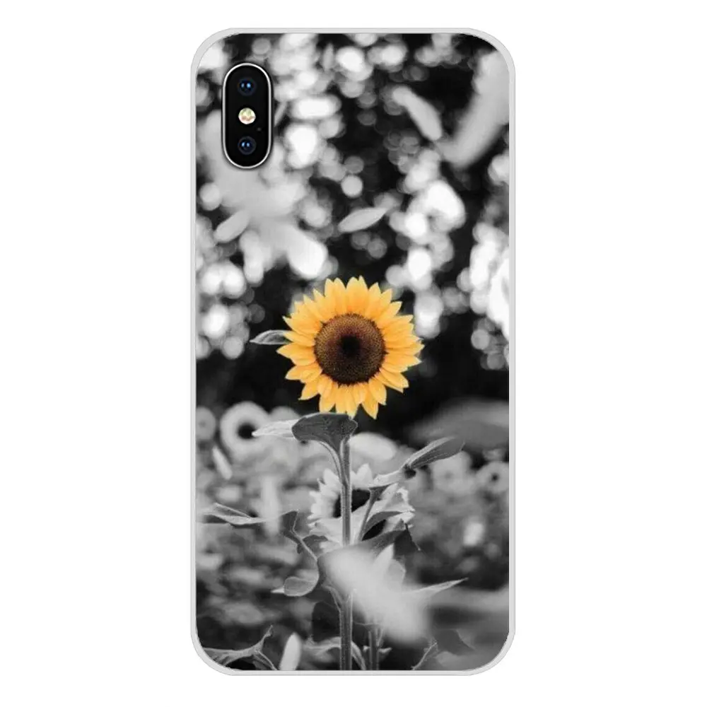Прозрачный мягкий чехол для Xiaomi Redmi 4A S2 Note 3 3S 4 4X 5 Plus 6 7 6A Pro Pocophone F1 с цветочным