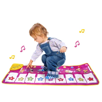 

110x36cm Musical Piano Mat Carpet Blanket Playmat Toy for Kids Children Instrument Game Mat Music Educational Toy Birthday Gift