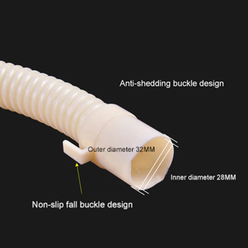 Общее соединение стиральной машины дренажная труба выпускная труба/удлиненный шланг/удлиненная труба с зажимом
