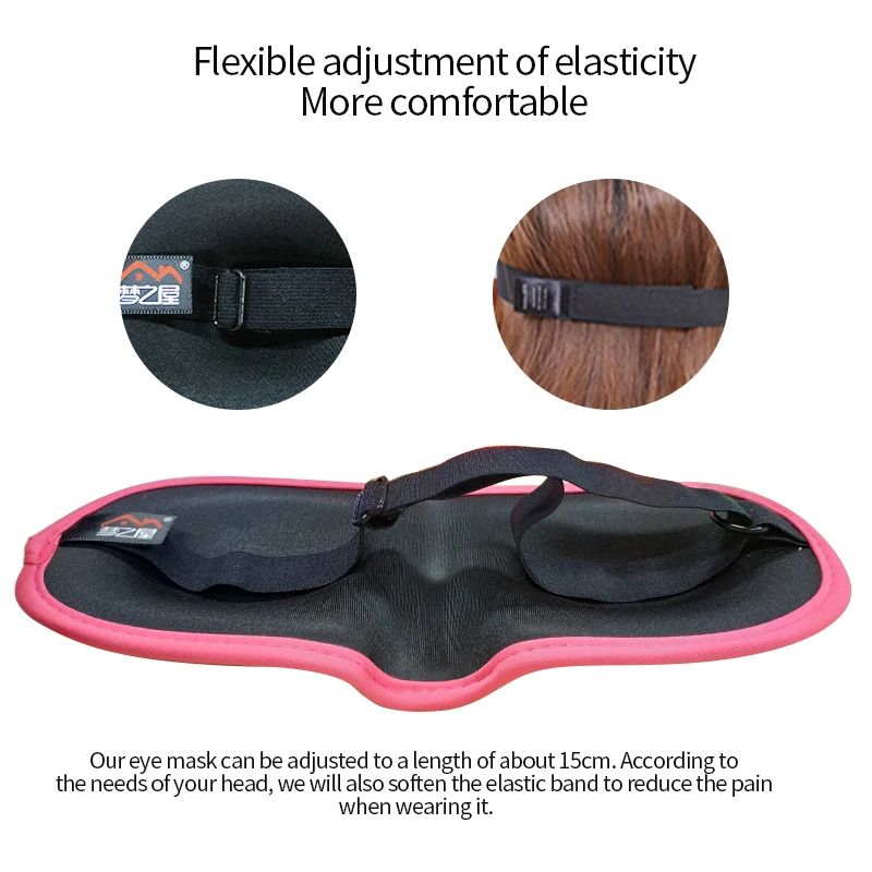 Высокое качество 3D маски для сна натуральный шелк храп супер гладкий сон маска