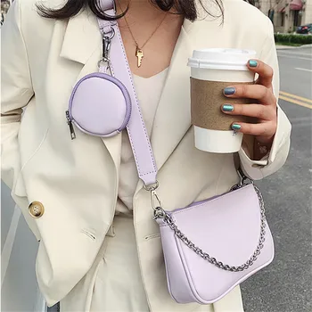 

PU Leather Women's Designer Handbag Shoulder Messenger Bags Vintage Fashion High-quality Female Shoulder Bags New High Quality