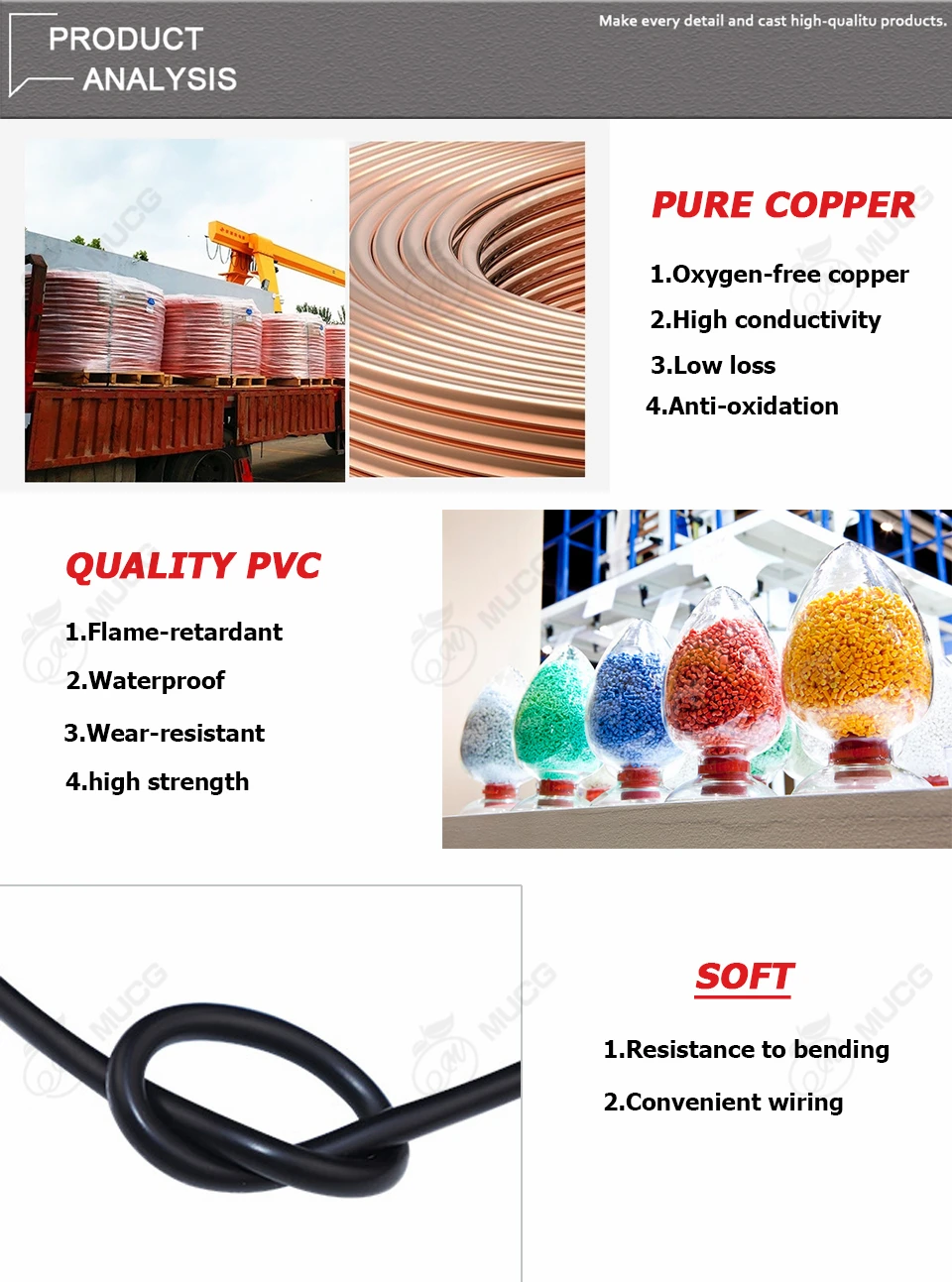 Description Picture 6 of item2 3 4 pin cable red black Copper wire Strand Sheath wires led DC 5v 12V PVC Car Power Electronic cables 16 18 20 22 24 26 28 awg