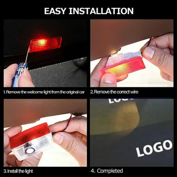 

LED Car Logo lights Door Courtesy Projector High Brightness Replacement