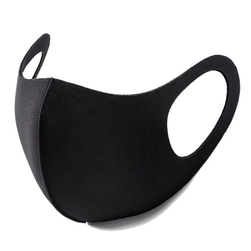 

Dust Proof Anti-Fog Block Breathable Face Mask Thin Solid Ice Silk Summer Unisex 3D