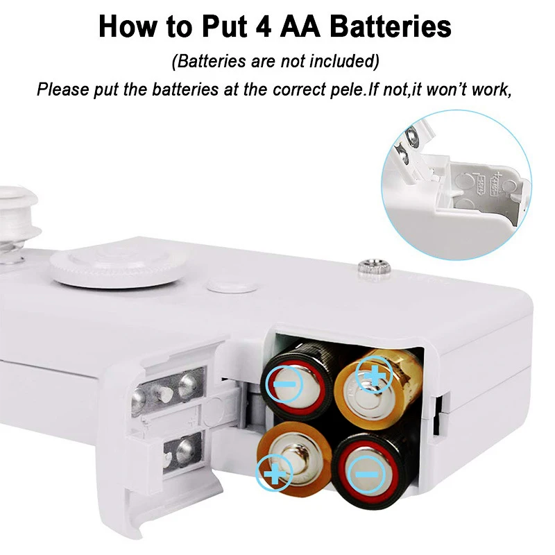 Portable Household Mini Hand Sewing Machine Quick Stitch Sew Needlework Cordless Clothes Fabrics Mask Electronic Sewing Machine