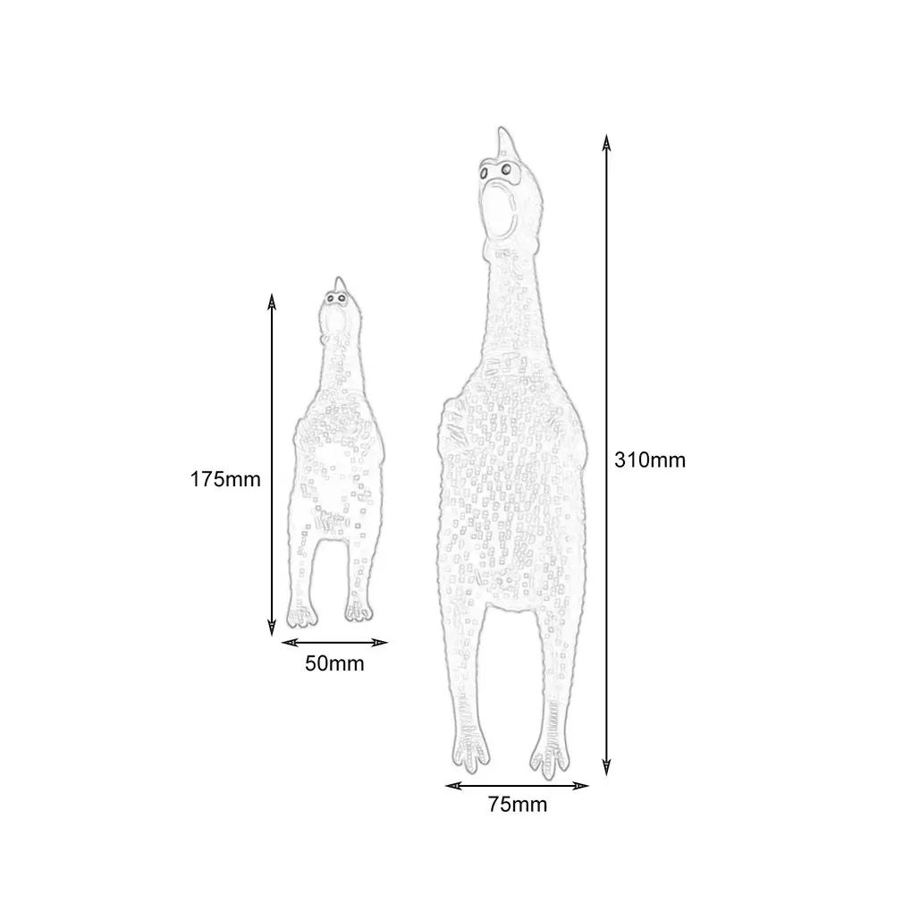 Смешная игрушка для питомца, кричащая петух, кричащая резиновая курица, пронзительный желтый петух, привлекательная собака, кошка, щенок, звуковая игрушка