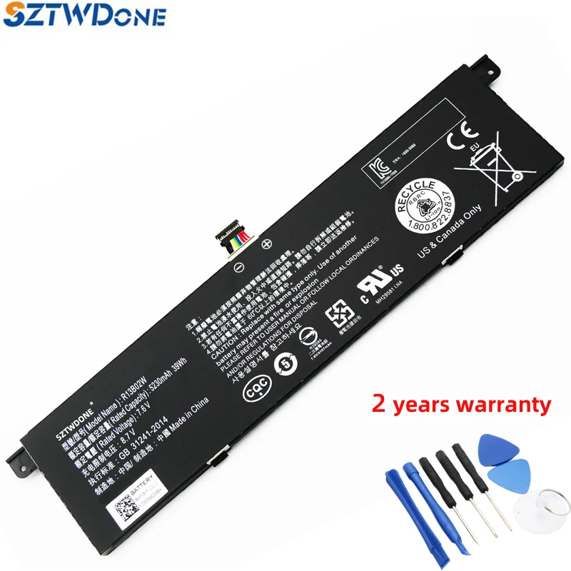Аккумулятор SZTWDONE R13B02W для ноутбука Xiaomi Mi Air 13 3 ''Series R13B01W 161301 FB FC 01 07|Аккумуляторы