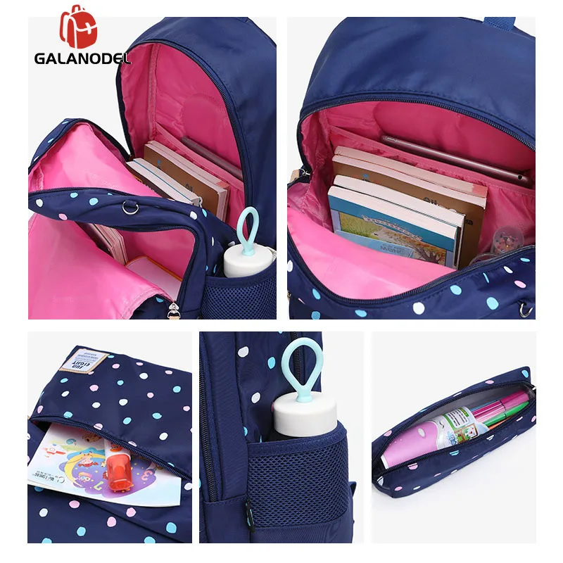 Dot школьный рюкзак для девочек, школьные сумки для девочек-подростков, женский рюкзак для ноутбука, рюкзак для детей
