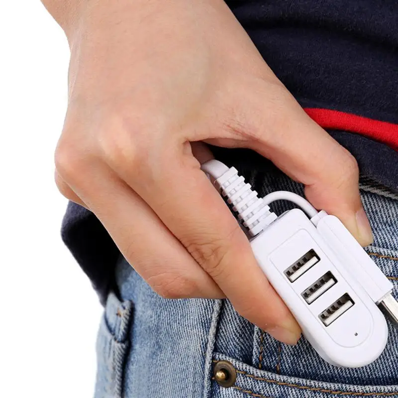 Высококачественный Usb высокоскоростной 3 порта мультихаб разветвитель расширения Настольный ПК ноутбук адаптер дропшиппинг