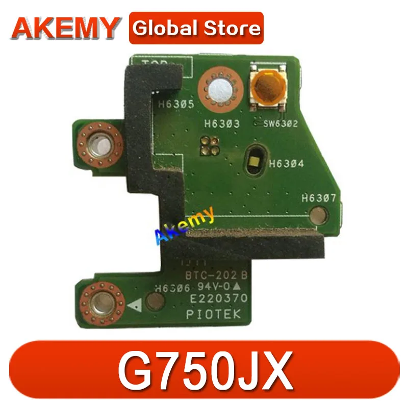 For Asus ROG G750 G750JX G750JH G750JM G750J G750JW G750JS G750JZ DC Power Jack Board Socket Switch Button 60NB00M0 | Компьютеры и