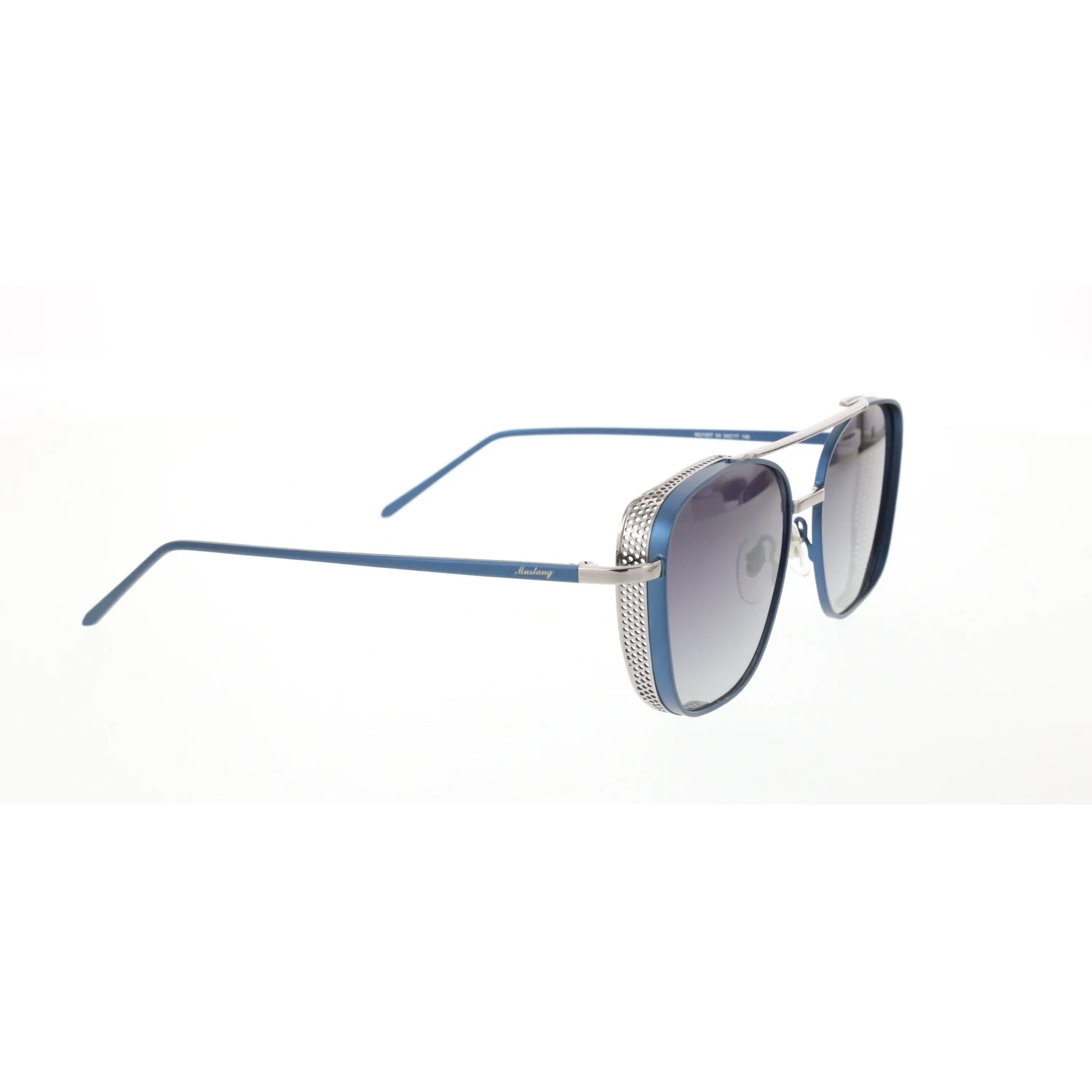 

Men's sunglasses mu 1907 04 metal navy blue organic square square 54-17-140 mustang