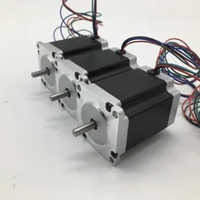 

3PCS Stepper Motor Nema23 57mm 4.2A 2.5Nm 360Oz-in 8mm Shaft 2ph 4 Wires High Torque for CNC Router Lathe