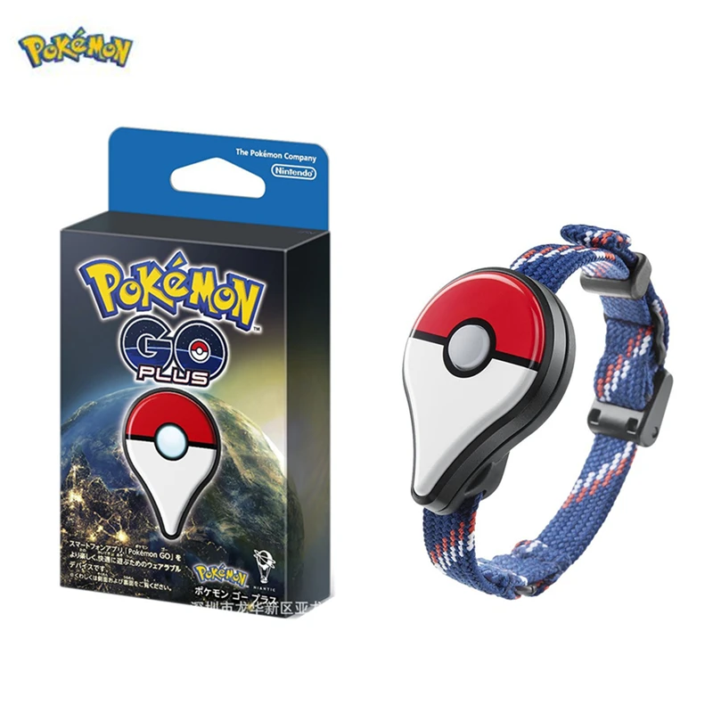 Pokemon Go Plus Linkage Device Bracelet Catching Pokemon Figurine Pikachu Action Figure Bluetooth Connection Sensor Bracelet Action Figures Aliexpress