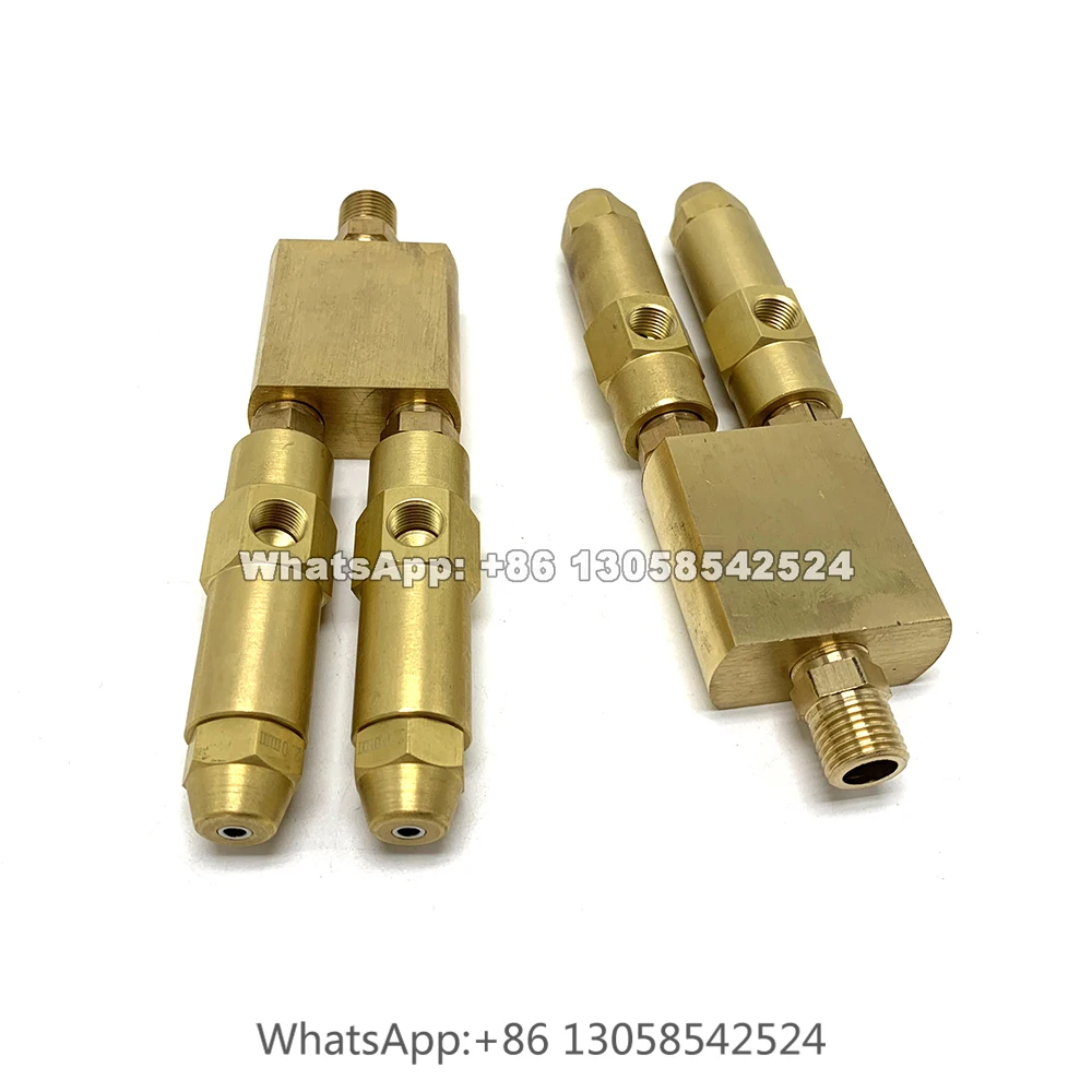 Dual Siphon Used Oil Burner Injector Nozzle with Double Base Delavan Fuel Mist | Дом и сад