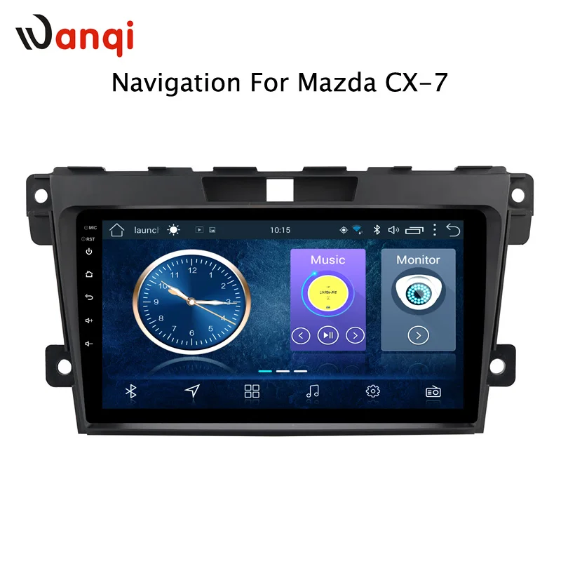 Мультимедийный видеоплеер wanqi 8 1 GPS навигация радио WIFI OBD2 для Mazda Cx 7 cx7 cx 2008