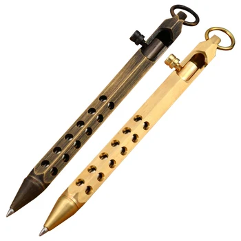 

2019 High Quality Tactical Pen Self Defense Pen Tool Multipurpose Brass Anti-skid Portable Tactical Pen