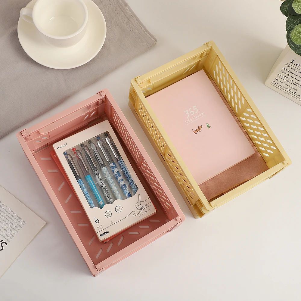 Plastic Storage Basket Desktop Organizer Storage Box for Stationery desktop storage box,stationery organizer,stationery storage box,desktop storage kit