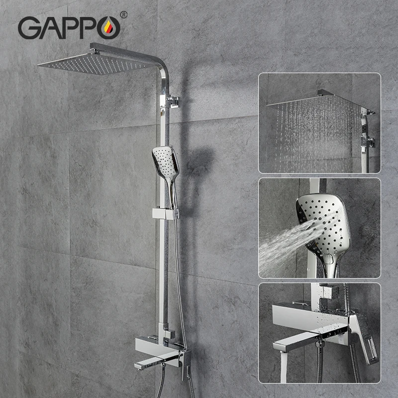 Gappo g2418-40. Душевая стойка gappo g2403-48. Душевая система gappo eder. Душевая стойка с термостатом gappo g2491-6. Душевая система gappo eder.
