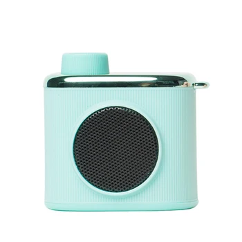 

Battery Powered Mini Portable Lossless Noise Reduction Sound Bass Retro Style Audio Travel Camera Shape Bluetooth Speaker Home