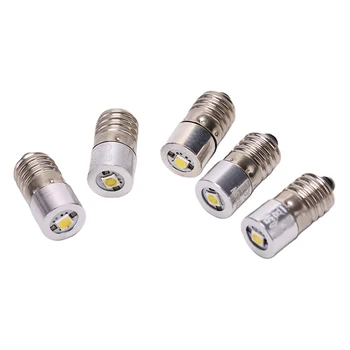 New E10 P13.5S BA9 0.5W LED For Focus Flashlight Replacement Bulb Torches Work Light Lamp DC3V 4.5v 6V 7.5v 9v 12v cold