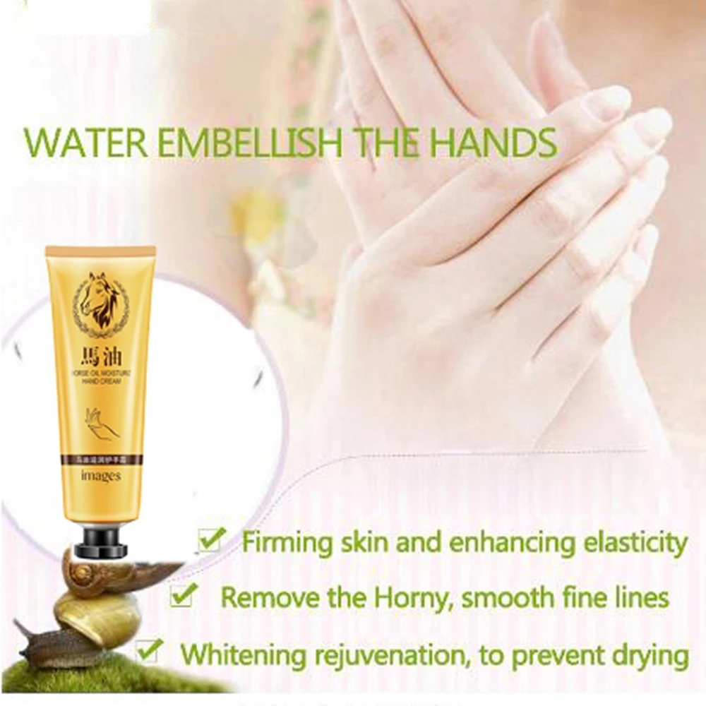 Magical Moisturizing Horse Oil Repair Hand Cream Hand Massage Lotion Repair Anti-cracking High-grade Nourishing Hands Care TSLM1