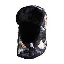 Зимняя женская шапка, шапки-бомберы, Мужская велосипедная ветрозащитная шапка, теплая и толстая плюшевая хлопковая шапка, холодная и водонепроницаемая