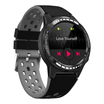 

M1S GPS smart sports watch waterproof IP67 heart rate blood pressure monitoring Bluetooth 4.0 Touch 1.3"IPS unisex smart watch