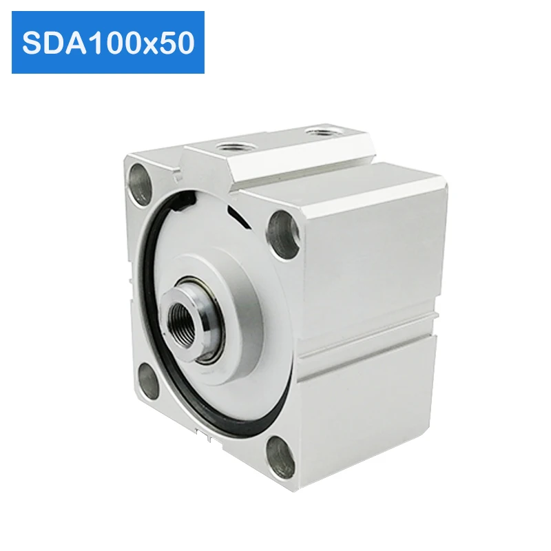 High Quality SDA100x 50 Pneumatic SDA100-50mm Double Acting Compact AIR Cylinder