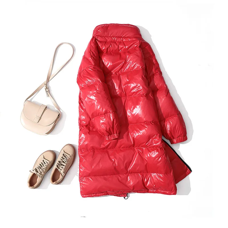 Зимняя куртка женская 2019 Толстая теплая Женская пуховая длинная парка Новое