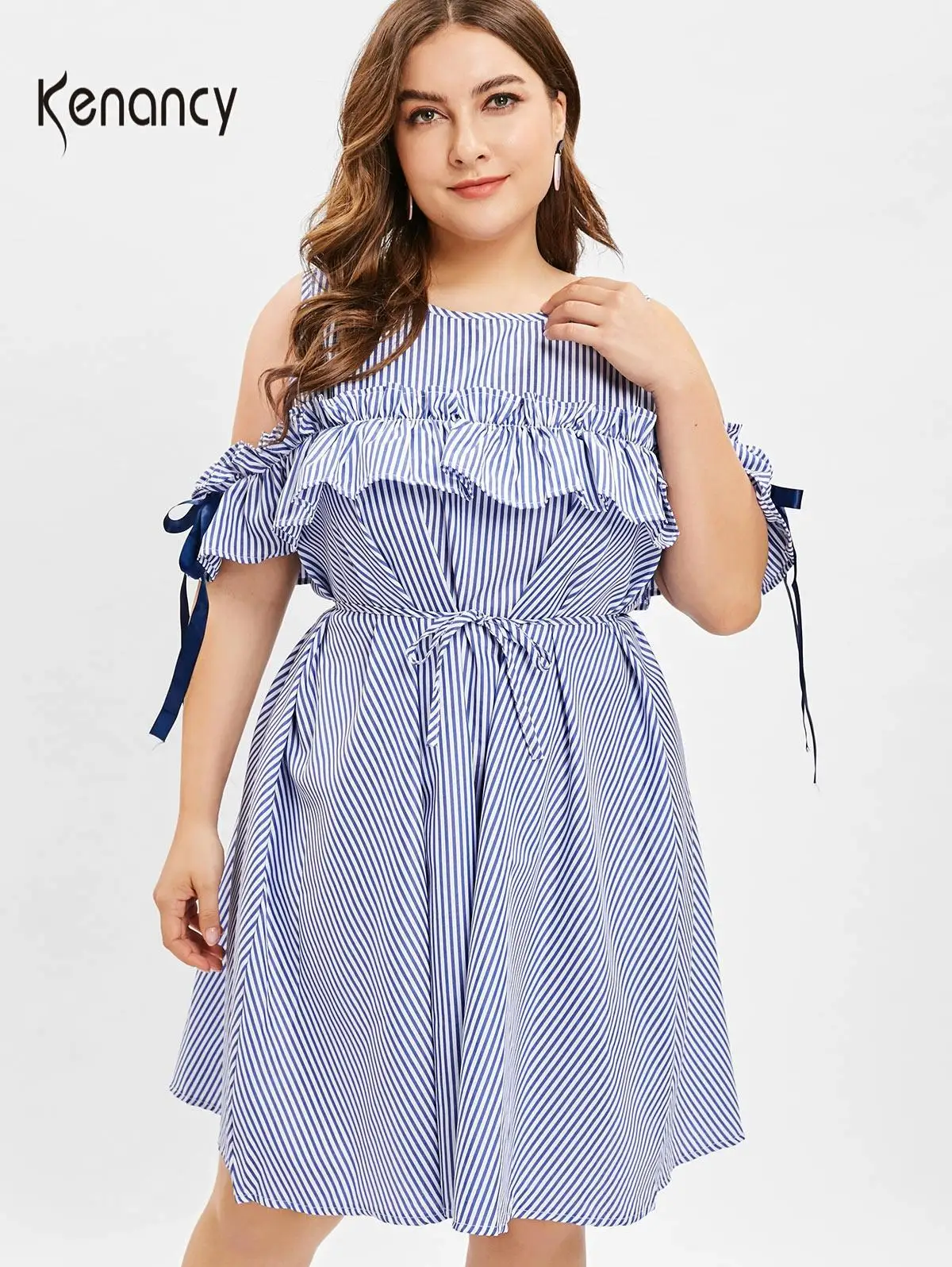 plus size knee length summer dresses