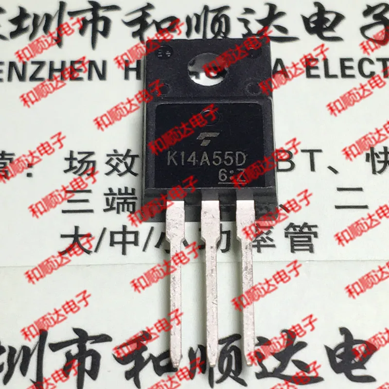10 шт./лот K14A55D TK14A55D новые имеющиеся TO-220F 550V 14A