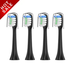 Têtes de brosse de rechange 4 pièces pour brosse à dents sonique électrique automatique Soocas x1 X3 pour têtes de brosse à dents de nettoyage en profondeur xiaomi(China)