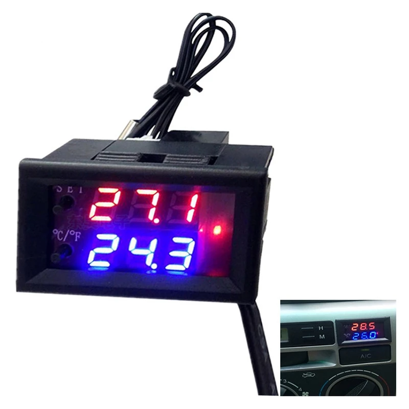 Электронный Термостат 12V цифровой дисплей интеллектуальный контроль