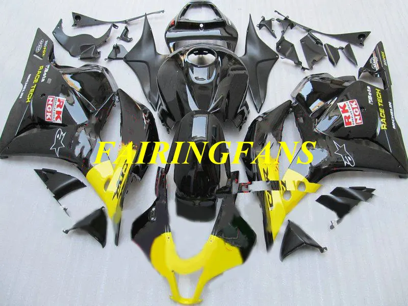 Инжекторный обтекатель комплект для HONDA CBR600RR 09 10 11 12 CBR 600 RR CBR 600RR 2009 2012 черный глянец Обтекатели Кузов+ подарки HG28