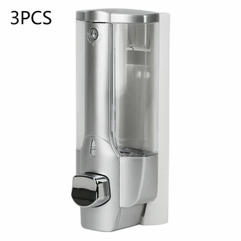 

Wall Mount Hand Liquid Soap Dispenser Manual Hand Liquid Shampoo Shower Gel Dispenser Lotion Container
