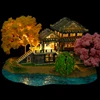 MMZ MODEL 3D Metal Puzzle IRON STAR THE OLD SUMMER PALACE Series Model J52211 DIY Assemble Model Toys for Children Gift Adult 2
