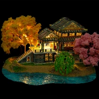 MMZ MODEL 3D Metal Puzzle IRON STAR THE OLD SUMMER PALACE Series Model J52211 DIY Assemble Model Toys for Children Gift Adult 2