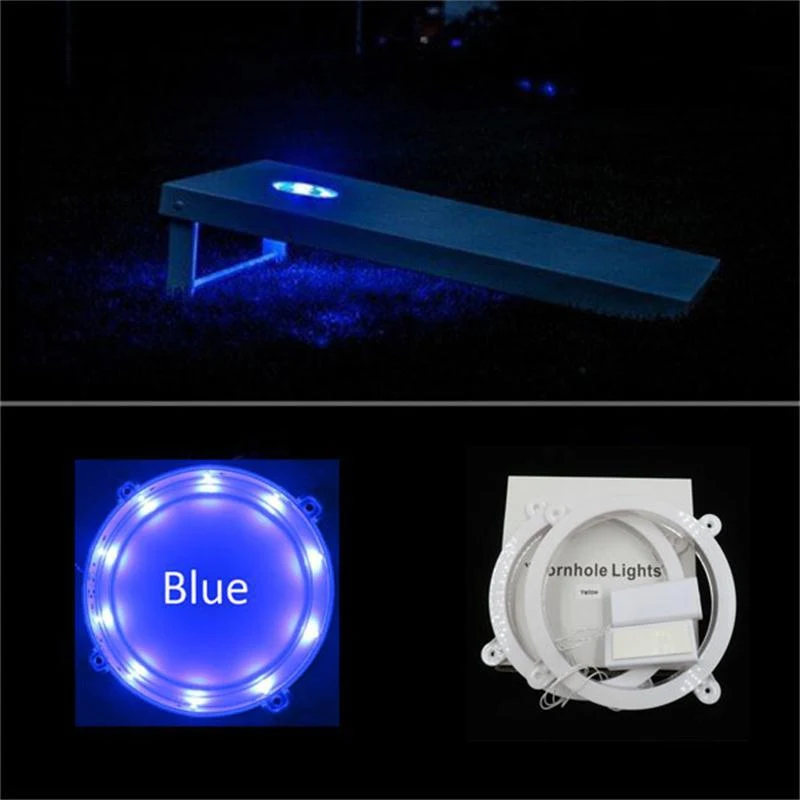 Discount 2pcs Outdoor Cornhole LED Board Lights Sturdy Build For Bean Bag Toss Cornhole Games 1