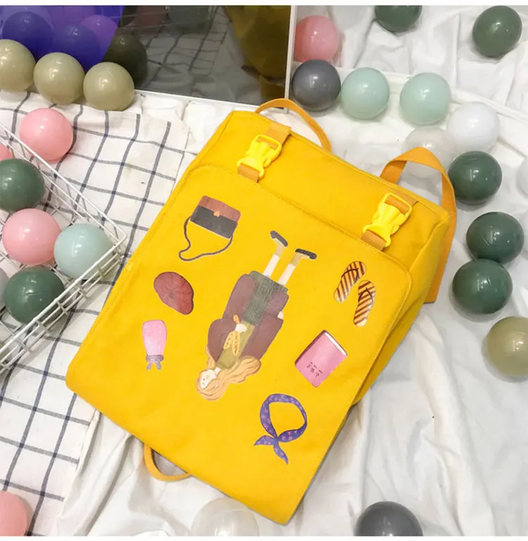 新款双肩包_秋季新款双肩包女学院风卡通休闲韩版可爱学生大容量定制---阿里巴巴_48