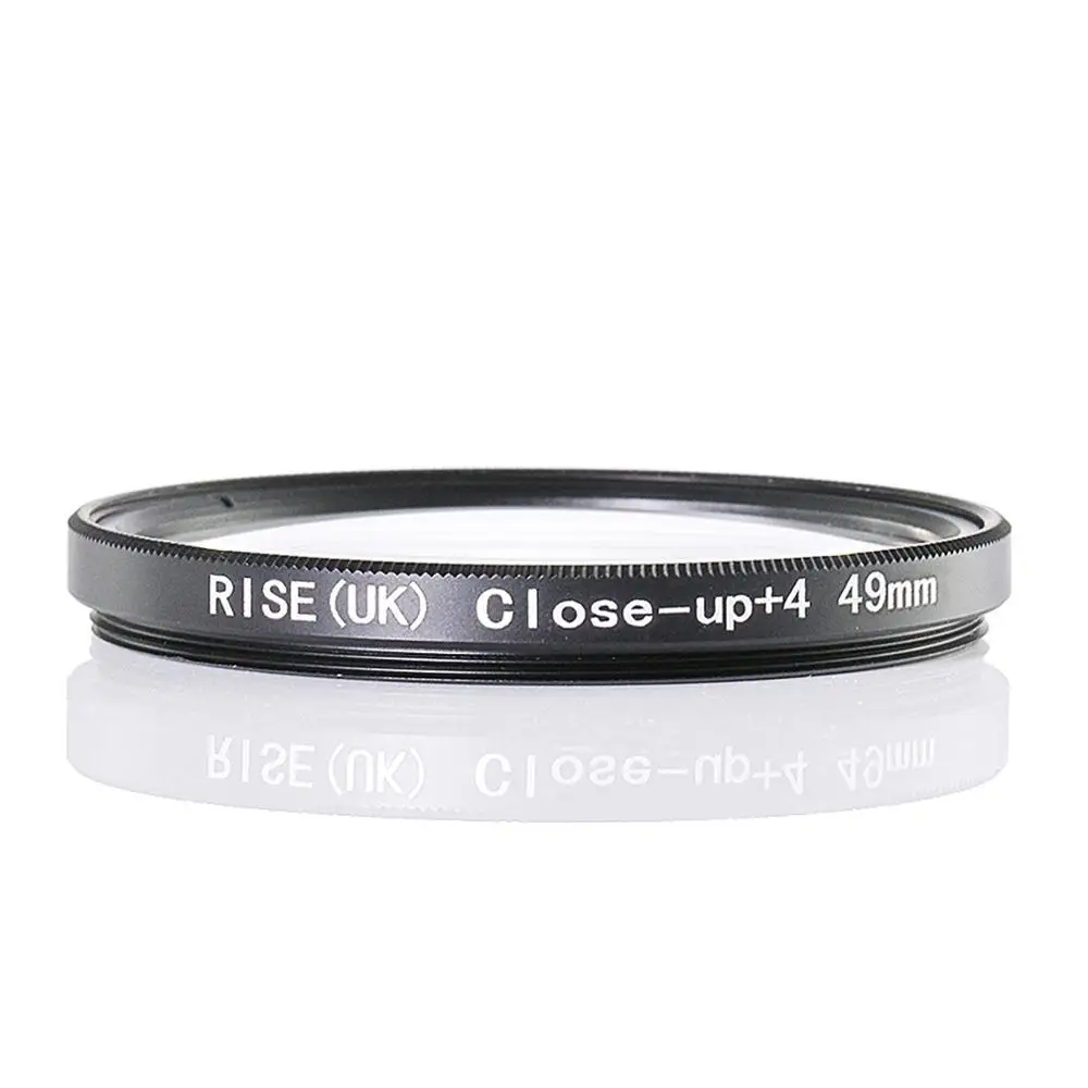 RISE(UK) 49mm Close Up +4 Macro Lens Filter for Nikon Canon SLR DSLR