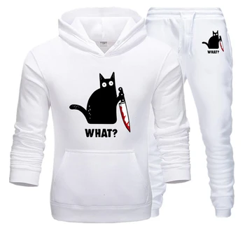 

New 2019 Brand Tracksuit men thermal Sweatshirts Men Sportswear Sets Fleece Thick hoodie+Pants Sporting Suit Malechandal hombre