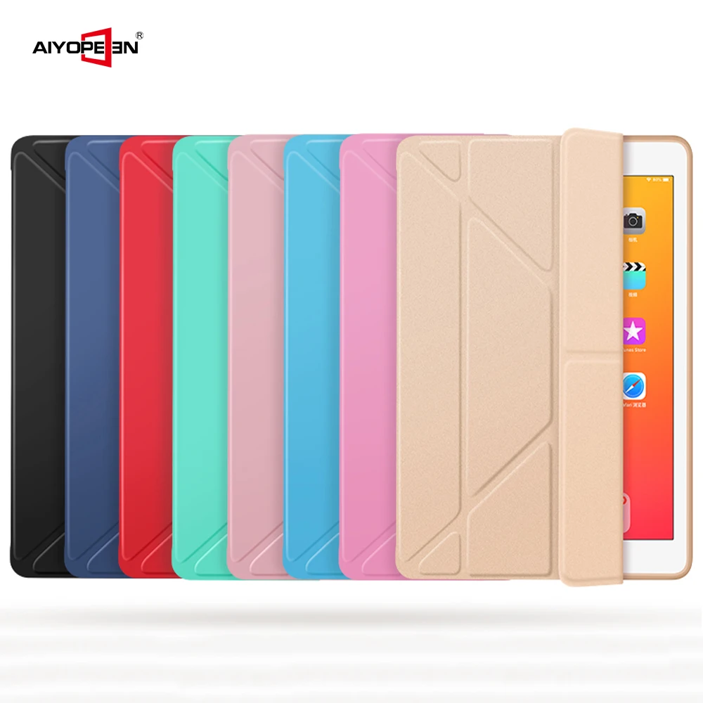 Case for iPad Air 2 1 Cover, PU Leather and Ultra Slim PC Back Smart