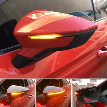 

2 pieces Dynamic LED Turn Signal Side Mirror Indicator Sequential Light Blinker For SEAT Leon III Mk3 5F Ibiza Mk5 KJ Arona 2018