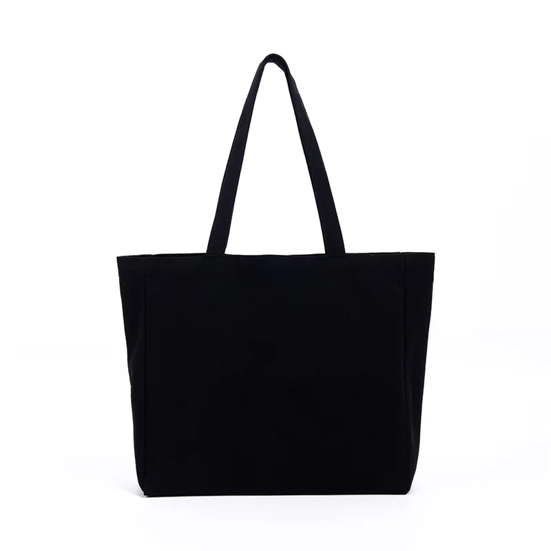 DIY Blank Canvas Tote Bag Purse Shopper Shopping Shoulder Bags Reusable  Foldable