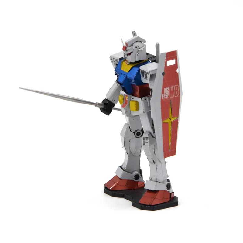 

Creative Pure Metal Fully Stainless Steel Gundam Glue-free Assembled Model RX-78-2