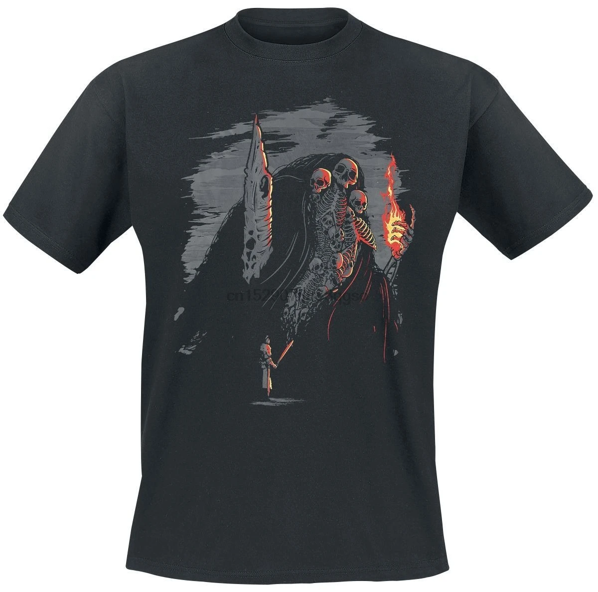 Dark Souls Gravelord Nito футболка Черная классная Повседневная для мужчин унисекс новая