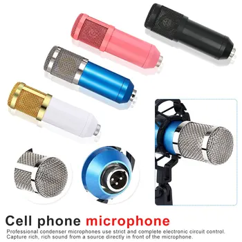 

Audio Vocal Record Professional Microphone for Computer studio Studio microphone Condenser Microphone Kits Bundle